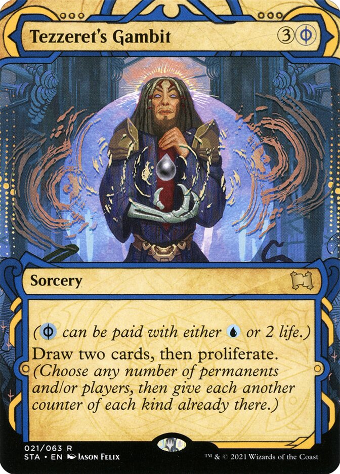 Tezzeret's Gambit 21/63 (Strixhaven: Mystical Archives)  - Foil | Good Games Morley