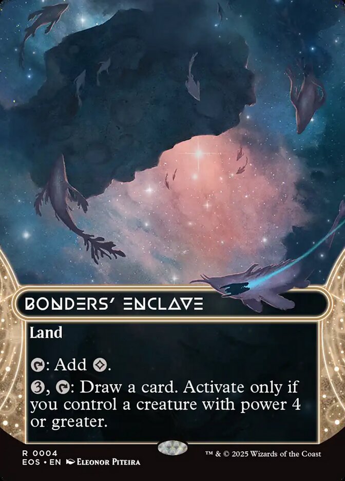 Bonders' Enclave 4 (Edge of Eternities: Stellar Sights)  - Borderless Foil | Good Games Morley