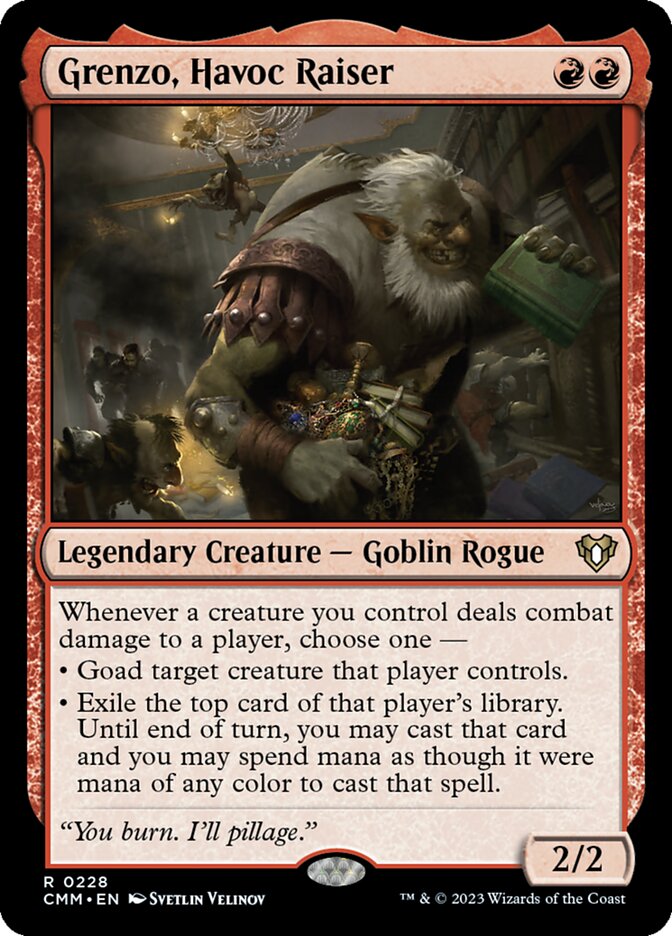 Grenzo, Havoc Raiser 228/451 (Commander Masters)  | Good Games Morley