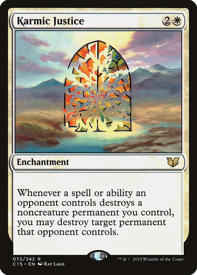 Karmic Justice 72/342 (Commander 2015)  | Good Games Morley