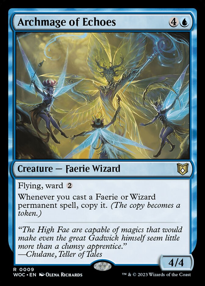 Archmage of Echoes 9/173 (Commander: Wilds of Eldraine)  | Good Games Morley
