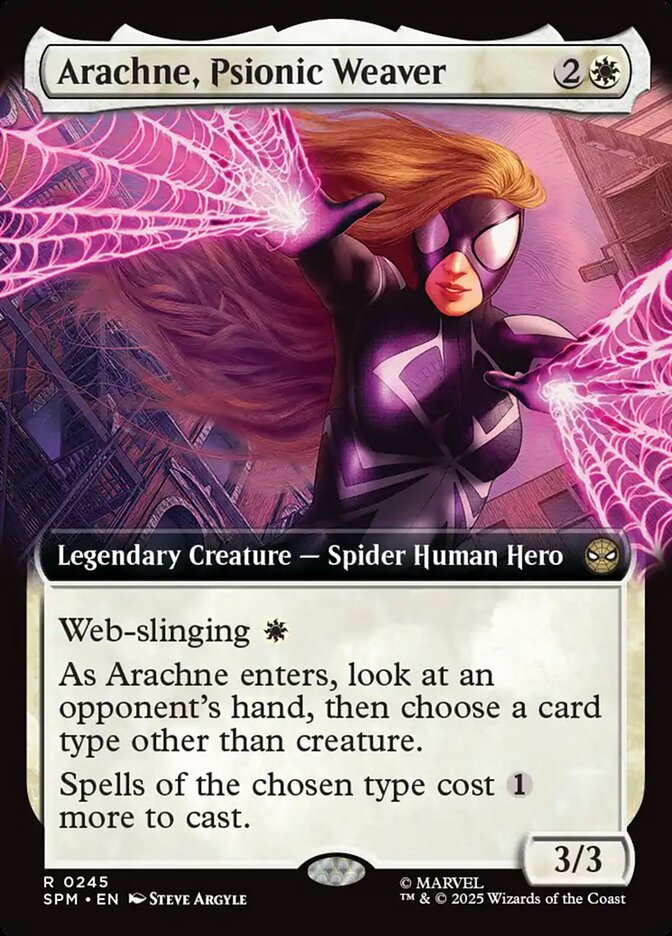 Arachne, Psionic Weaver 245/198 (Marvel's Spider-Man)  - Extended Art | Good Games Morley