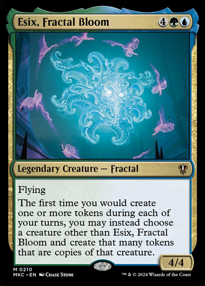 Esix, Fractal Bloom 210/311 (Commander: Murders at Karlov Manor)  | Good Games Morley