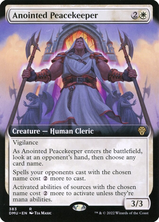 Anointed Peacekeeper 383/281 (Dominaria United)  | Good Games Morley
