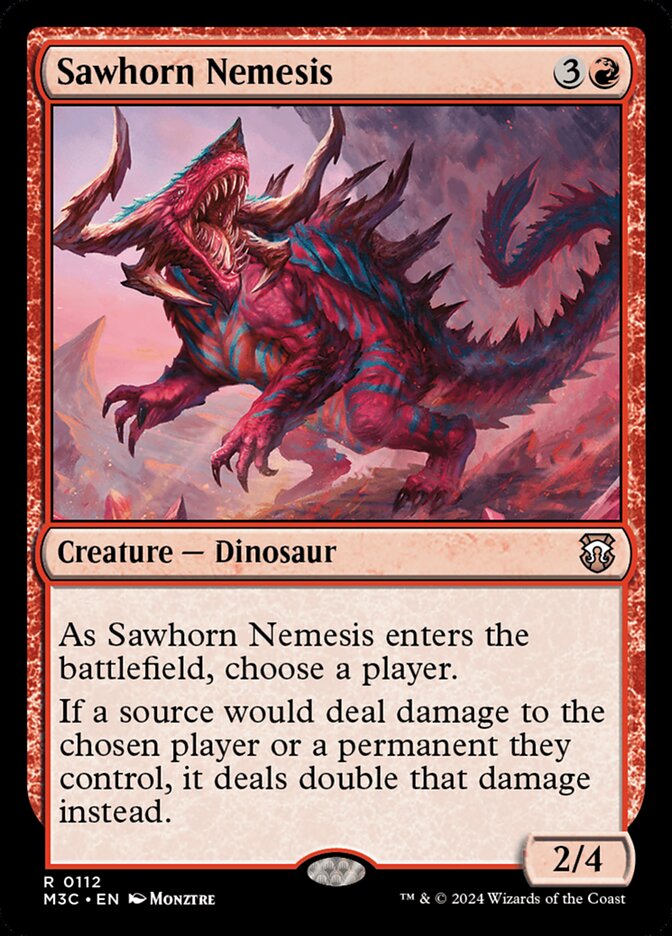 Sawhorn Nemesis 112/411 (Commander: Modern Horizons 3)  | Good Games Morley