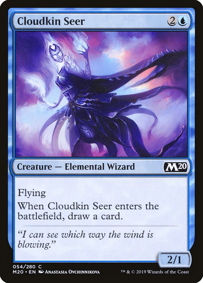 Cloudkin Seer 54/280 (Core Set 2020)  - Foil | Good Games Morley