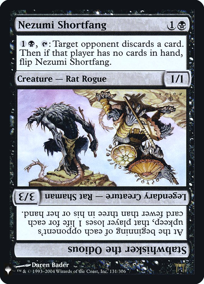 Nezumi Shortfang // Stabwhisker the Odious CHK-131/5075 (The List Reprints)  - Foil | Good Games Morley