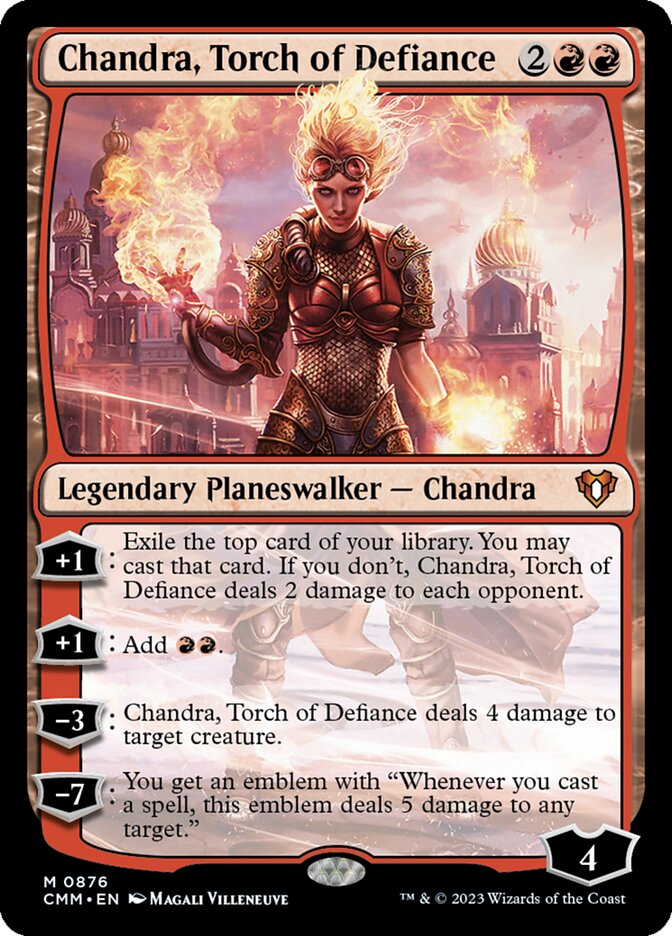 Chandra, Torch of Defiance 876/451 (Commander Masters)  | Good Games Morley