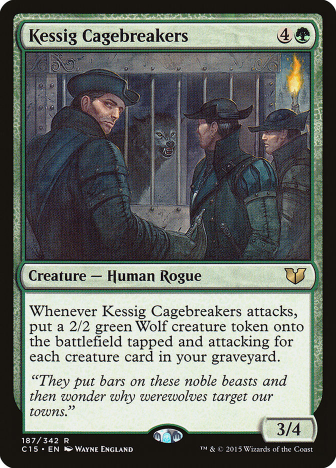 Kessig Cagebreakers 187/342 (Commander 2015)  | Good Games Morley