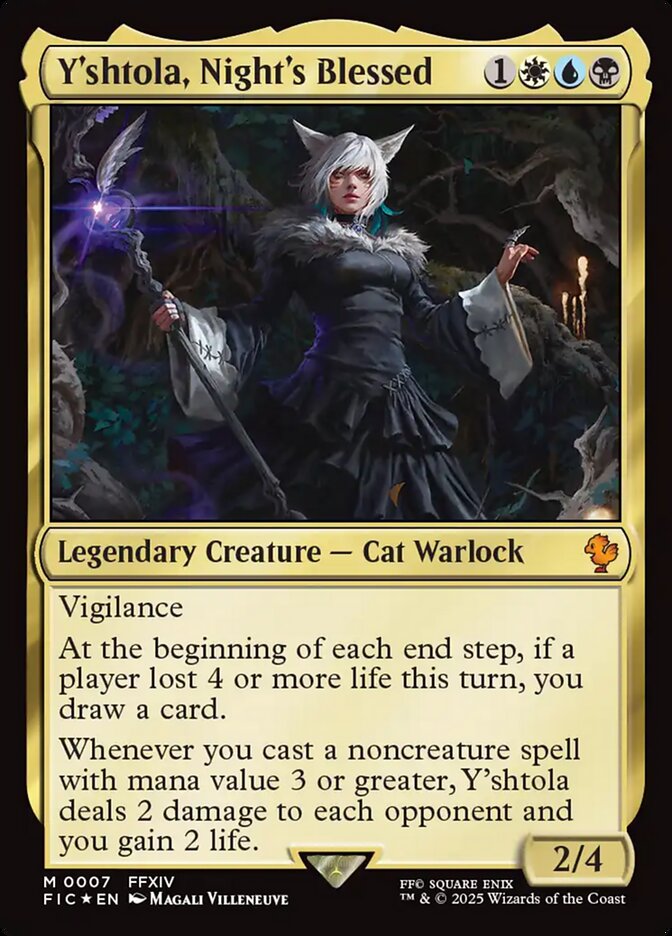 Y'shtola, Night's Blessed 7 (Commander: FINAL FANTASY)  - Foil | Good Games Morley