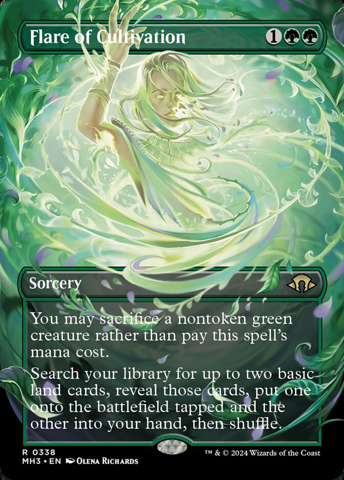 Flare of Cultivation 338/319 (Modern Horizons 3)  - Borderless Foil | Good Games Morley