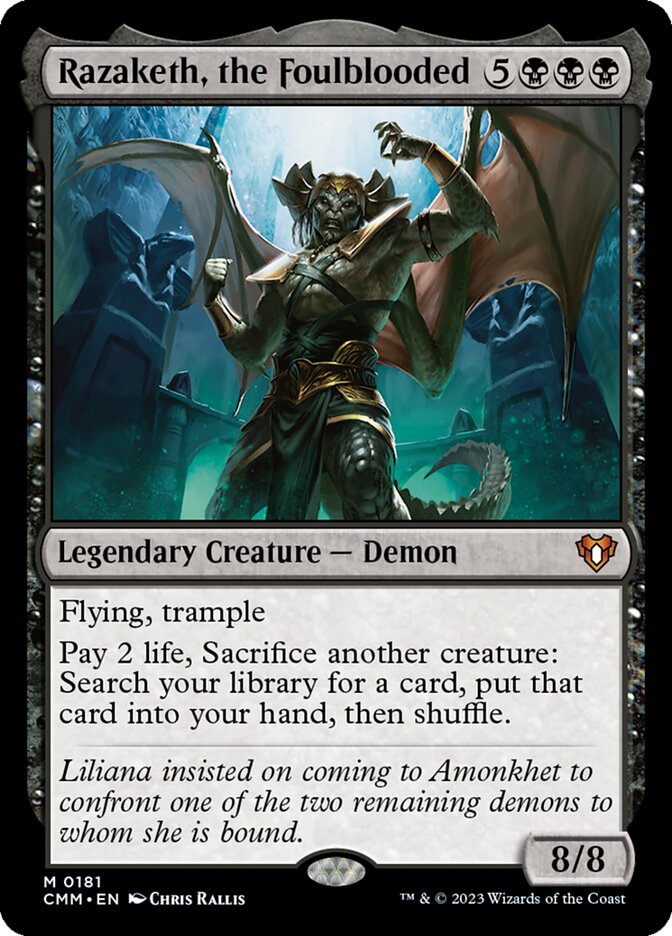 Razaketh, the Foulblooded 181/451 (Commander Masters)  | Good Games Morley