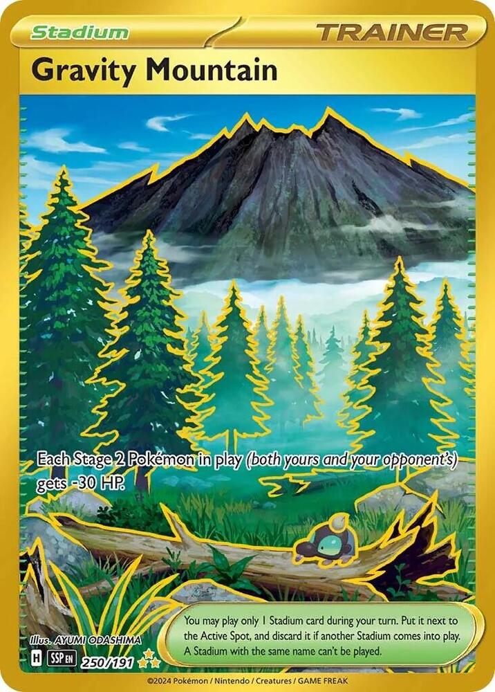 Gravity Mountain 250/191 (SV08: Surging Sparks)  - Holofoil | Good Games Morley