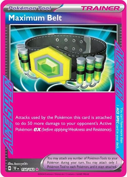 Maximum Belt 154/162 (SV05: Temporal Forces)  - Holofoil | Good Games Morley