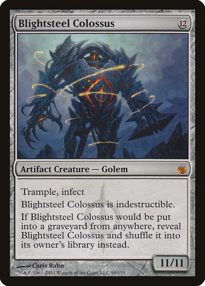 Blightsteel Colossus 99/155 (Mirrodin Besieged)  | Good Games Morley