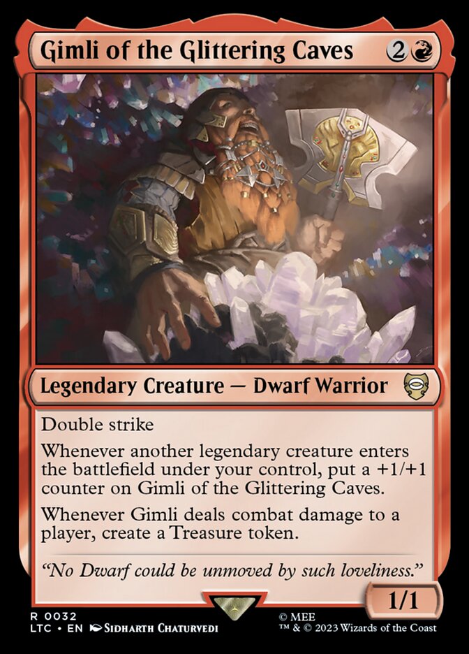 Gimli of the Glittering Caves 32 (Commander: The Lord of the Rings: Tales of Middle-earth)  | Good Games Morley