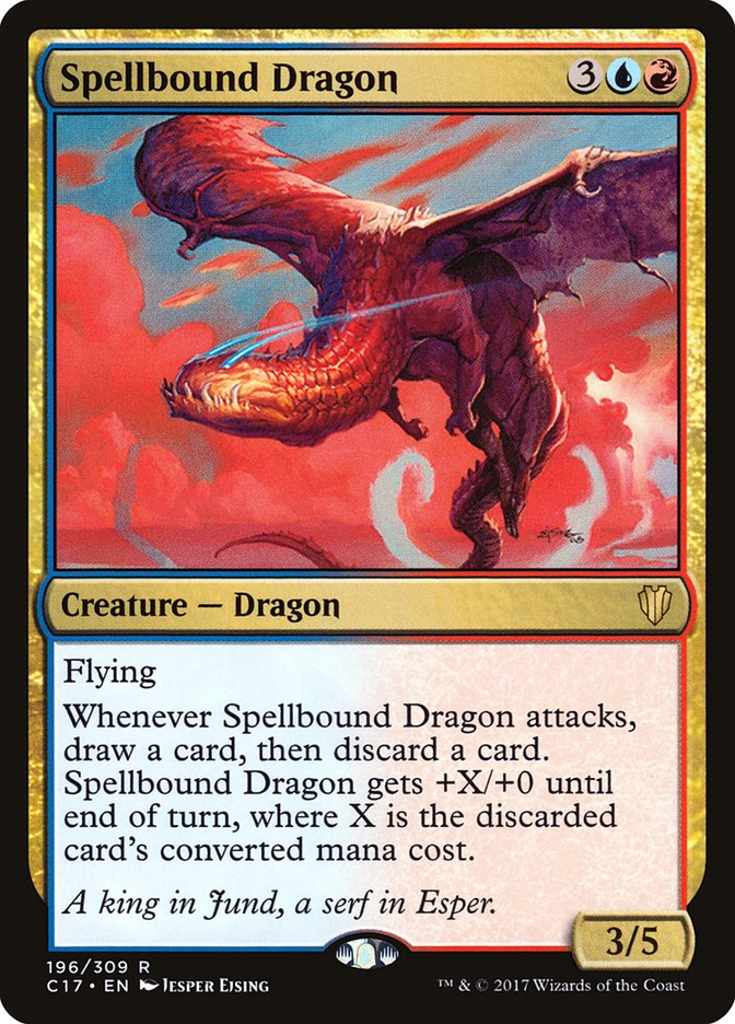 Spellbound Dragon 196/309 (Commander 2017)  | Good Games Morley