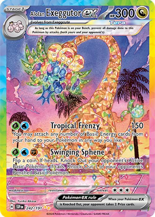 Alolan Exeggutor ex 242/191 (SV08: Surging Sparks)  - Holofoil | Good Games Morley