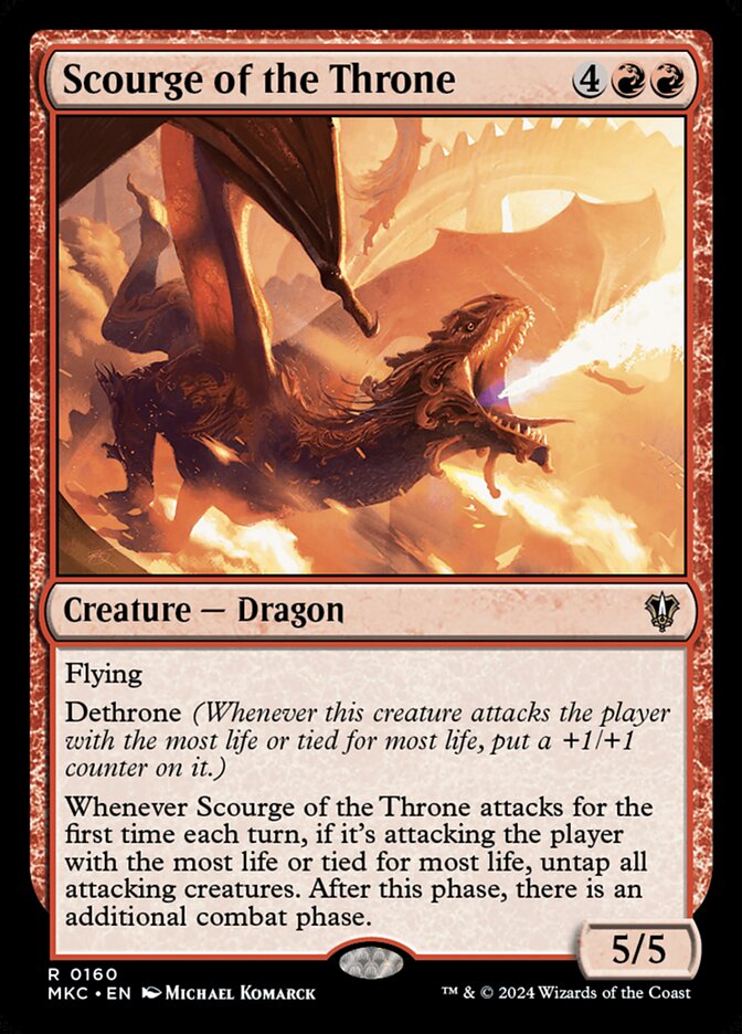 Scourge of the Throne 160/311 (Commander: Murders at Karlov Manor)  | Good Games Morley