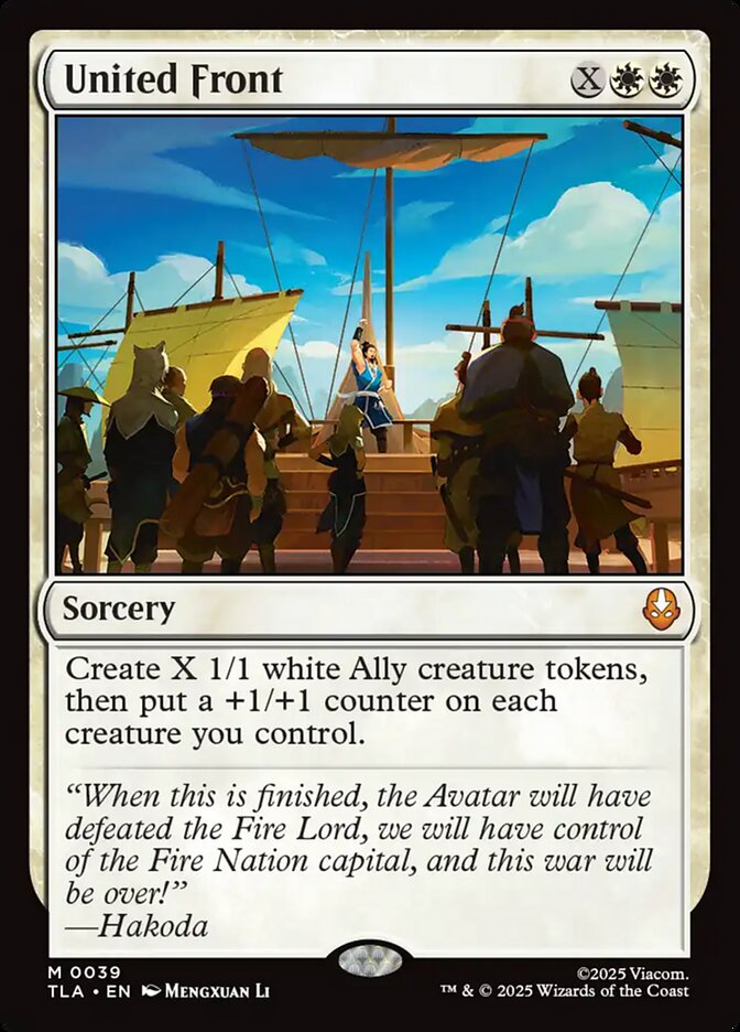 United Front 39/286 (Avatar: The Last Airbender)  | Good Games Morley