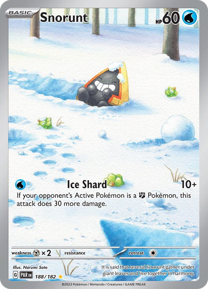Snorunt 188/182 (SV04: Paradox Rift)  - Holofoil | Good Games Morley