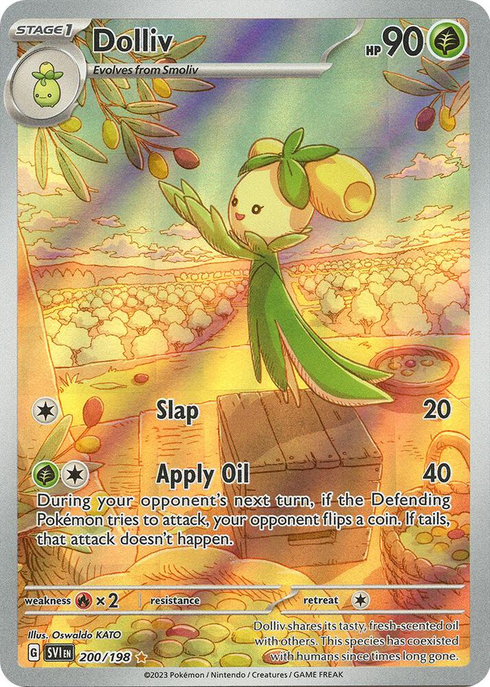 Dolliv 200/198 (SV01: Scarlet & Violet Base Set)  - Holofoil | Good Games Morley