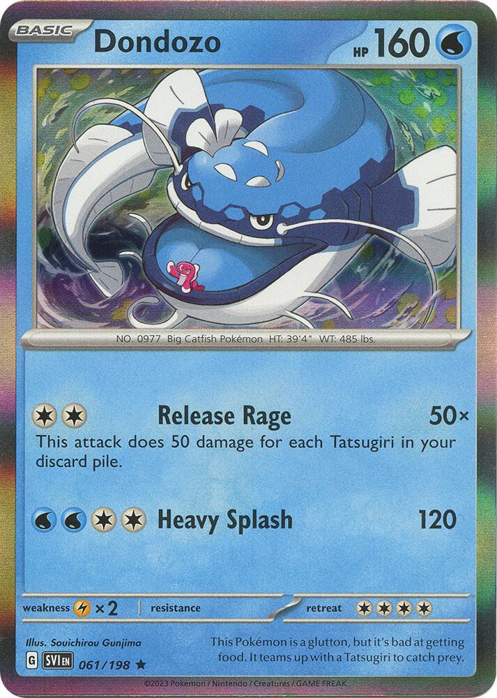 Dondozo 061/198 (SV01: Scarlet & Violet Base Set)  - Holofoil | Good Games Morley