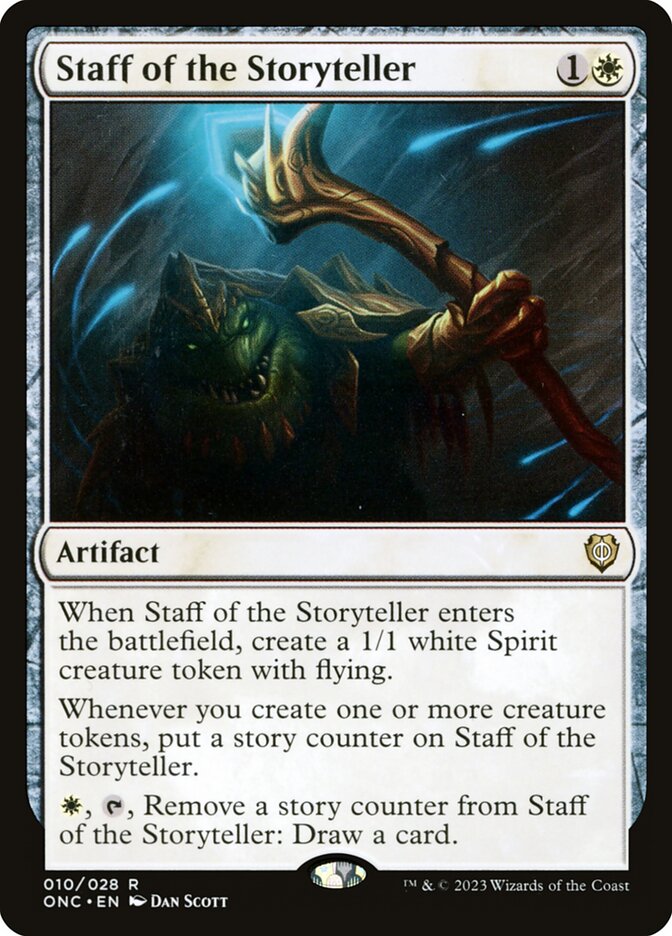 Staff of the Storyteller 10 (Commander: Phyrexia: All Will Be One)  | Good Games Morley