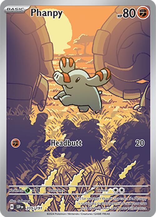 Phanpy 205/191 (SV08: Surging Sparks)  - Holofoil | Good Games Morley