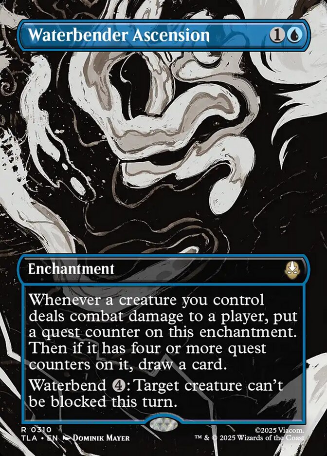 Waterbender Ascension  310/286 (Avatar: The Last Airbender)  - Borderless Foil | Good Games Morley