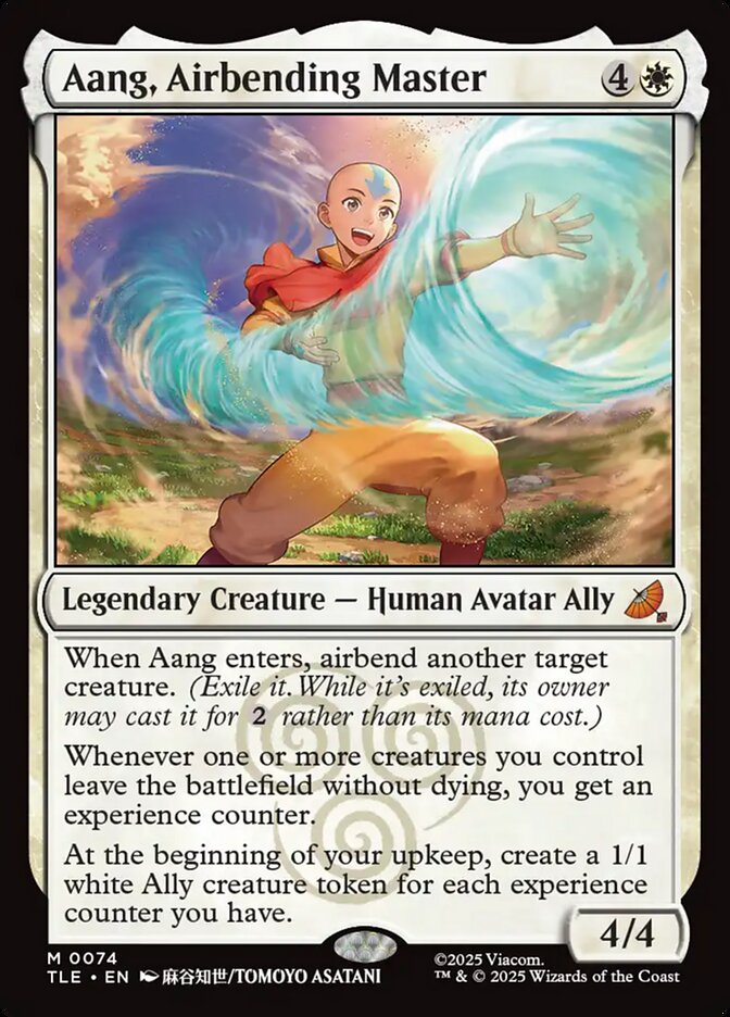 Aang, Airbending Master 74 (Avatar: The Last Airbender: Eternal-Legal)  | Good Games Morley