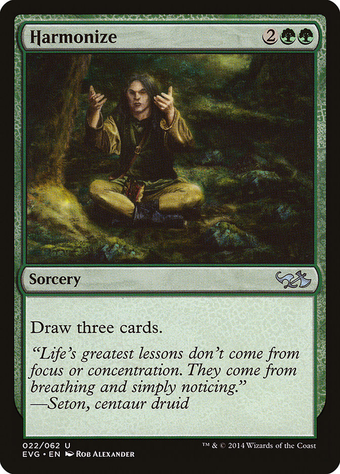 Harmonize 22/62 (Duel Decks: Anthology)  | Good Games Morley