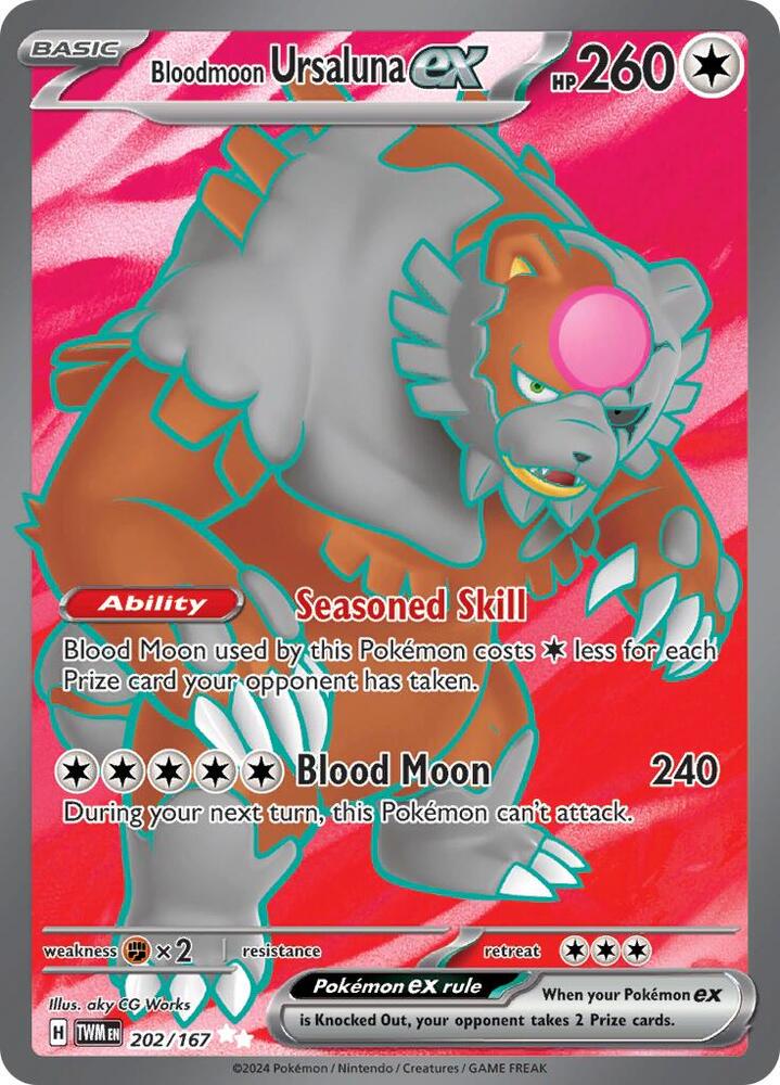 Bloodmoon Ursaluna ex 202/167 (SV06: Twilight Masquerade)  - Holofoil | Good Games Morley
