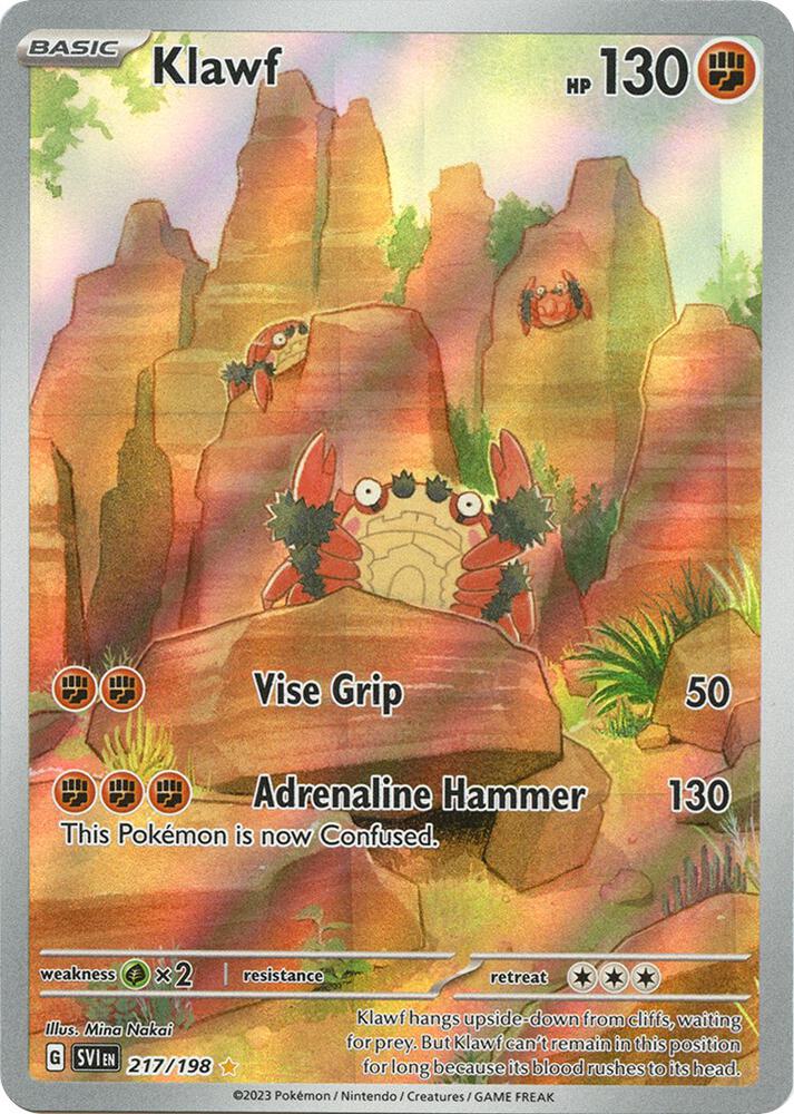 Klawf 217/198 (SV01: Scarlet & Violet Base Set)  - Holofoil | Good Games Morley