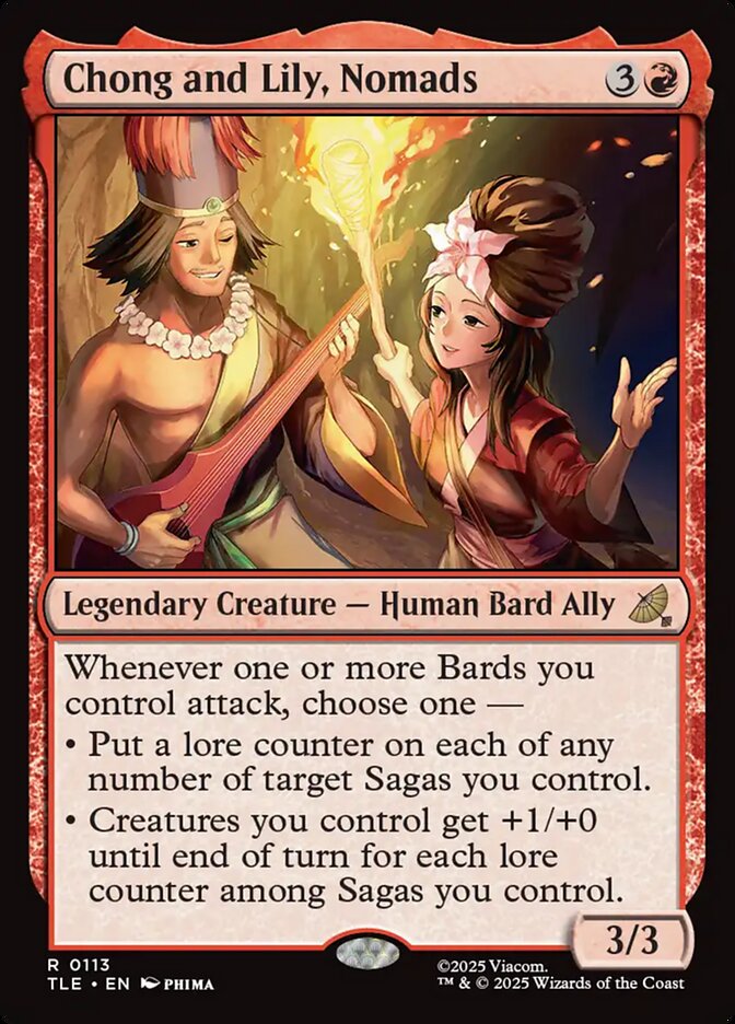 Chong and Lily, Nomads 113/317 (Avatar: The Last Airbender: Eternal-Legal)  - Foil | Good Games Morley