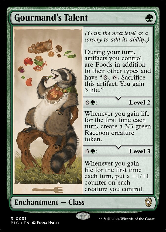Gourmand's Talent 31 (Commander: Bloomburrow)  | Good Games Morley