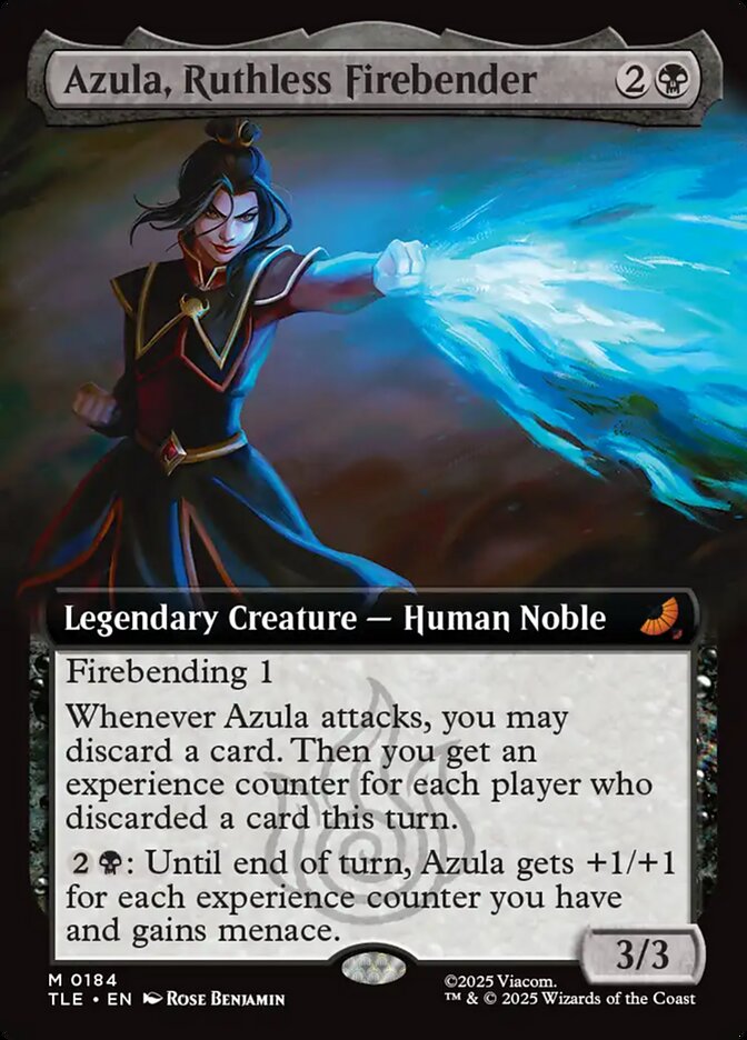 Azula, Ruthless Firebender 184/317 (Avatar: The Last Airbender: Eternal-Legal)  - Extended Art  | Good Games Morley