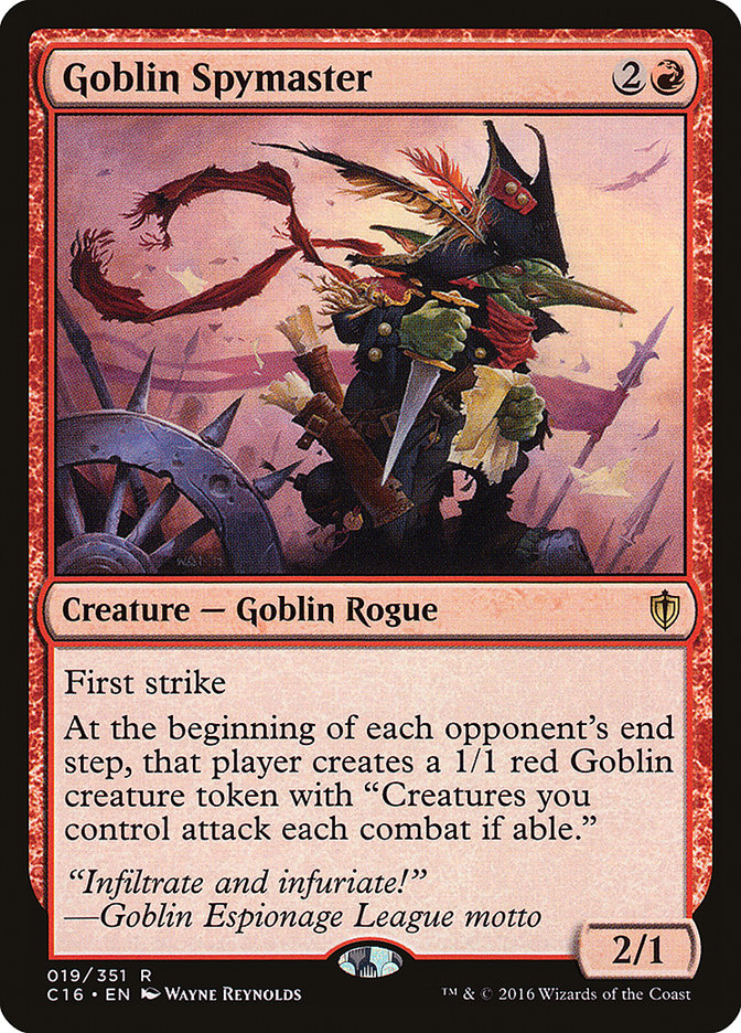 Goblin Spymaster 19/351 (Commander 2016)  | Good Games Morley