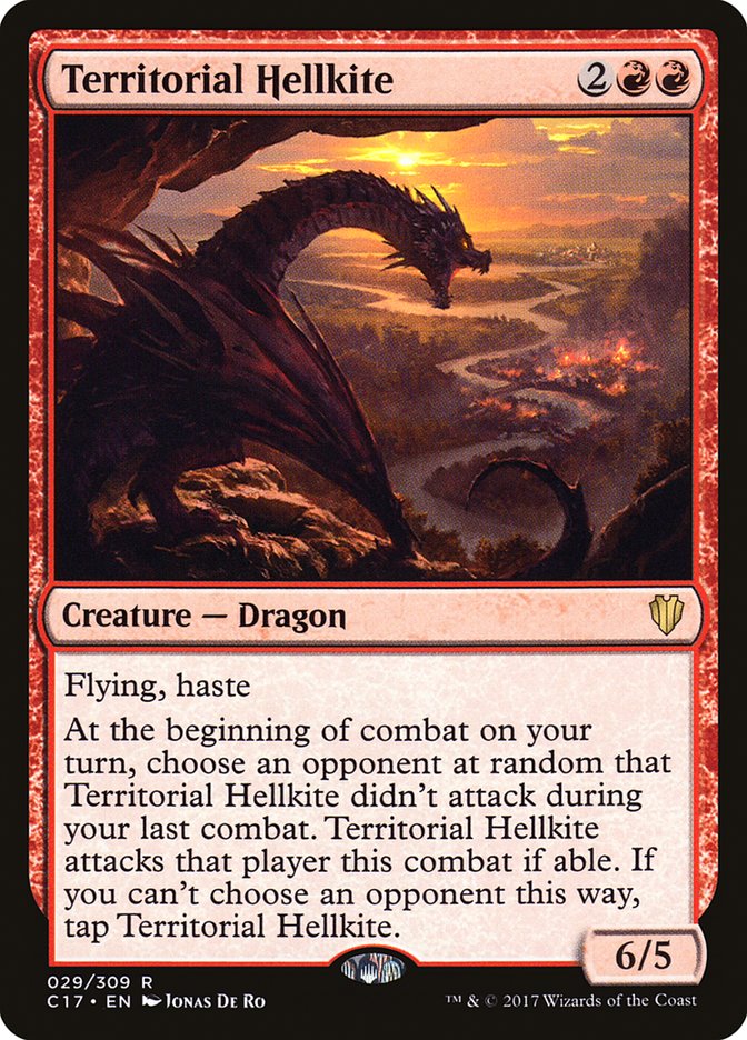 Territorial Hellkite 29/309 (Commander 2017)  | Good Games Morley