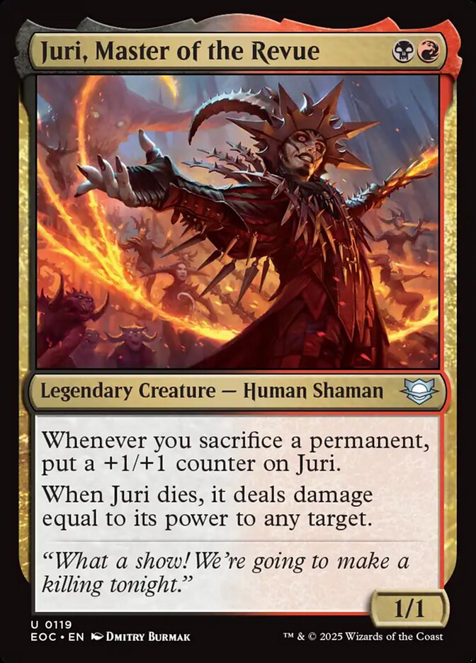 Juri, Master of the Revue 119/191 (Commander: Edge of Eternities)  | Good Games Morley