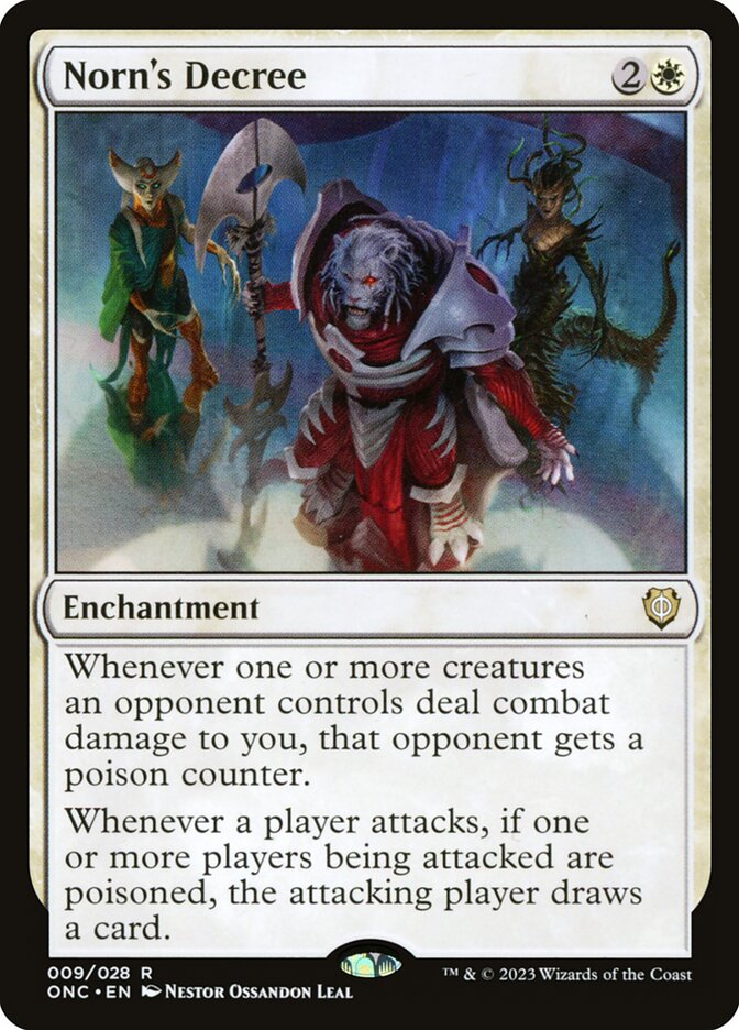 Norn's Decree 9/28 (Commander: Phyrexia: All Will Be One)  | Good Games Morley