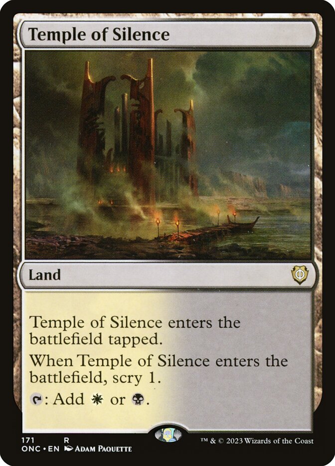 Temple of Silence 171/28 (Commander: Phyrexia: All Will Be One)  | Good Games Morley