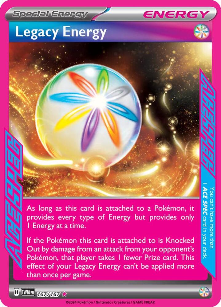 Legacy Energy 167/167 (SV06: Twilight Masquerade)  - Holofoil | Good Games Morley