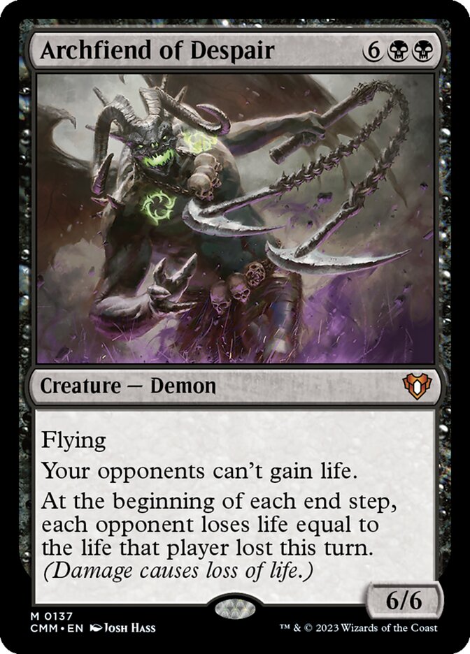 Archfiend of Despair 137/451 (Commander Masters)  - Foil | Good Games Morley