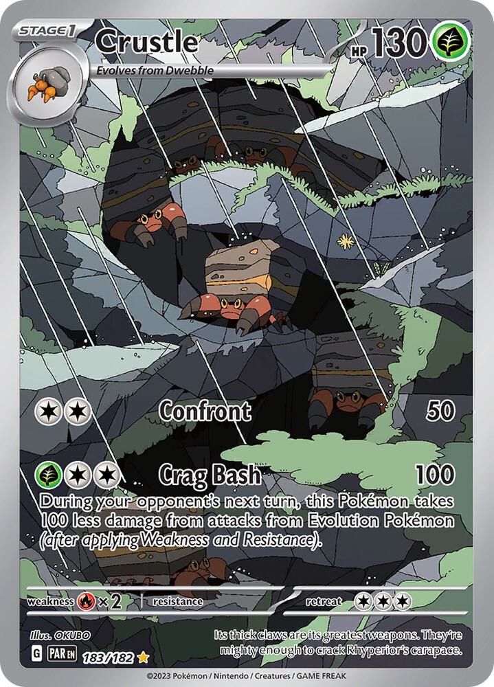 Crustle 183/182 (SV04: Paradox Rift)  - Holofoil | Good Games Morley