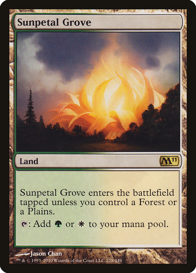 Sunpetal Grove 228/249 (Magic 2011 (M11))  | Good Games Morley