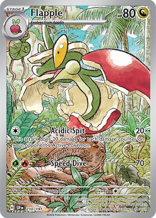 Flapple 210/191 (SV08: Surging Sparks)  - Holofoil | Good Games Morley