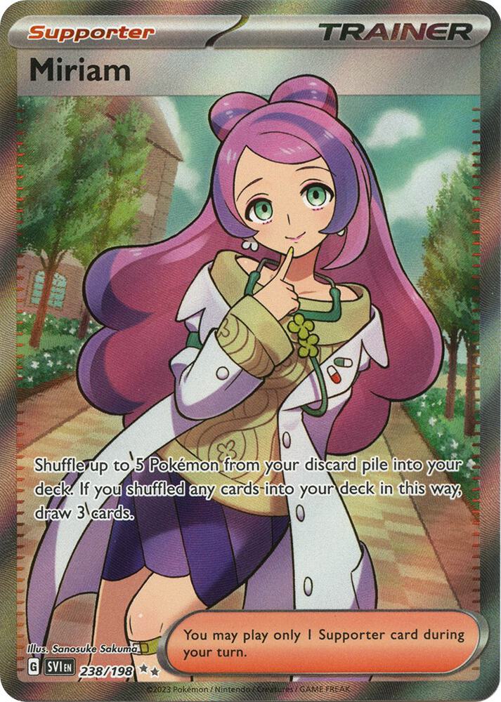 Miriam 238/198 (SV01: Scarlet & Violet Base Set)  - Holofoil | Good Games Morley