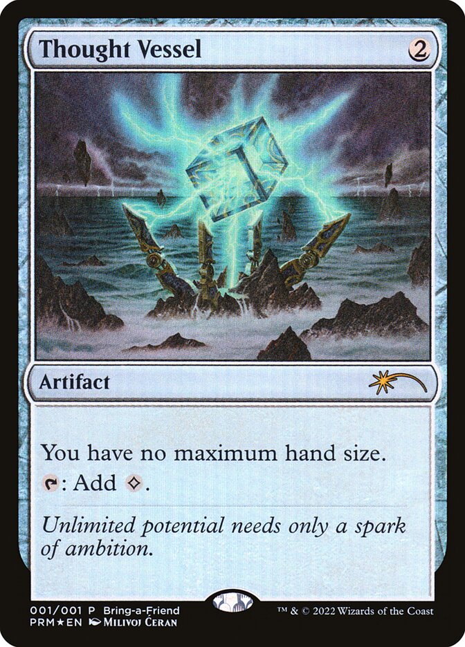 Thought Vessel Bring a Friend Promo 1 (Unique and Miscellaneous Promos)  - Foil | Good Games Morley