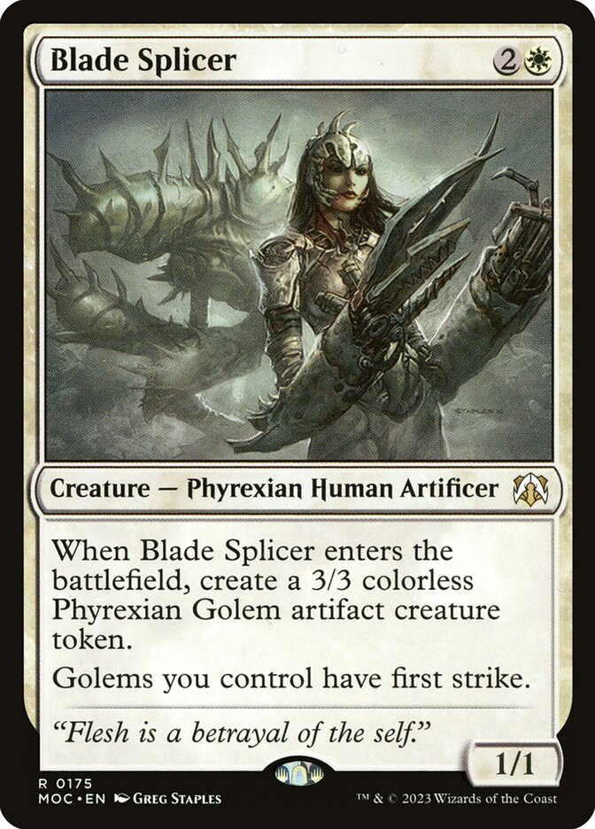 Blade Splicer 175/444 (Commander: March of the Machine)  | Good Games Morley